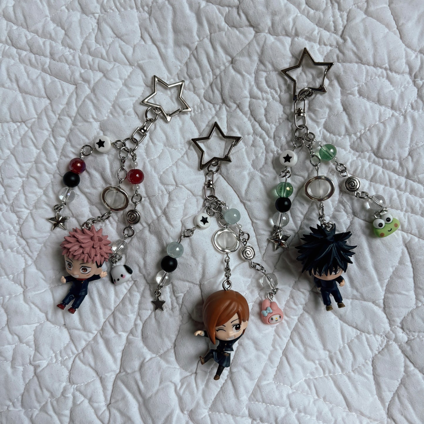 jjk figure keychains