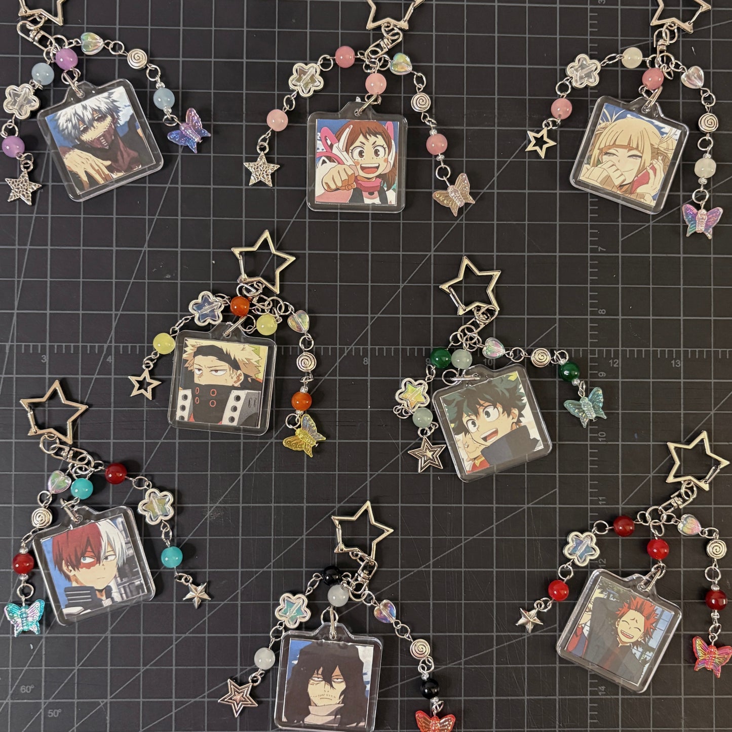 mha photo keychains